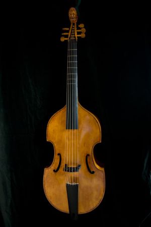 6-snarige bas viola da gamba naar voorbeeld van Henry Jaye (Londen 1619)